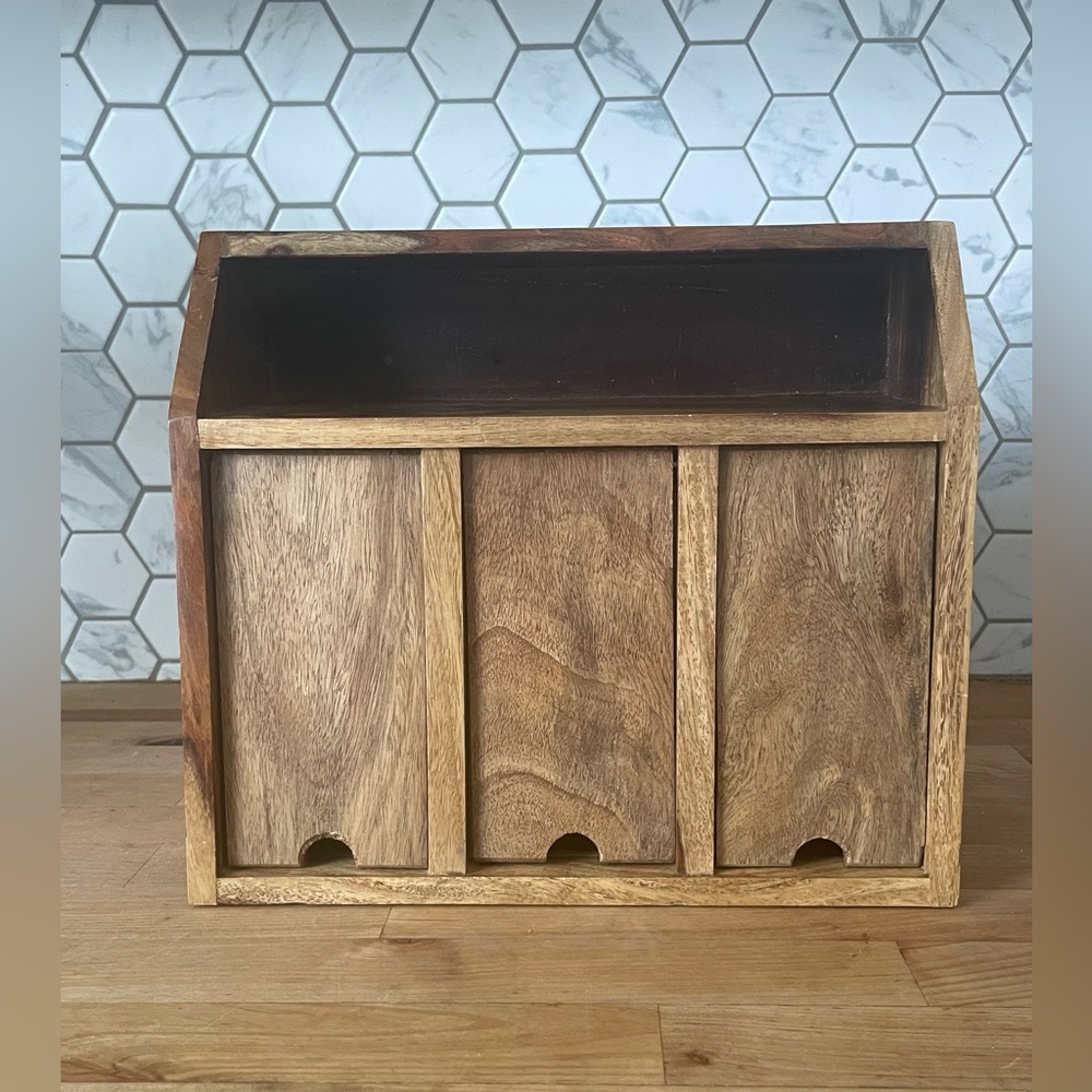 Wooden Storage Organizer